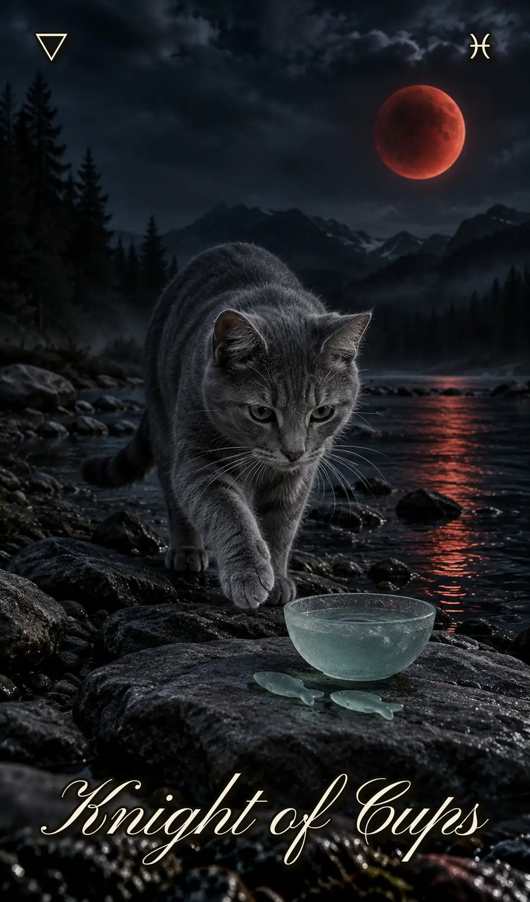 Knight of Cups, Cat deck