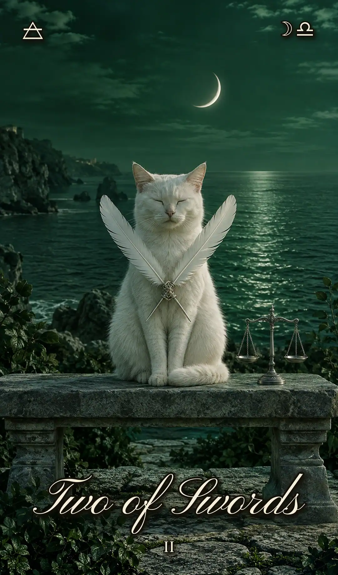 Two of Swords, Cat deck