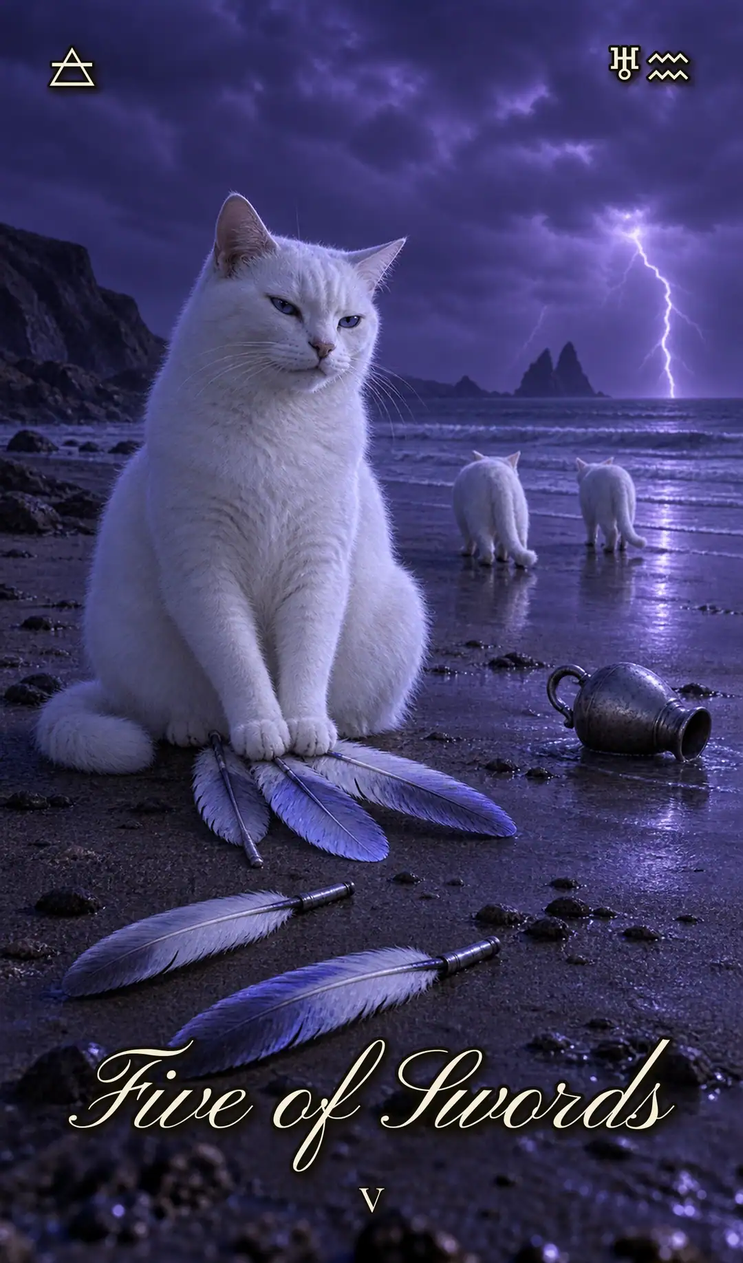 Five of Swords, Cat deck