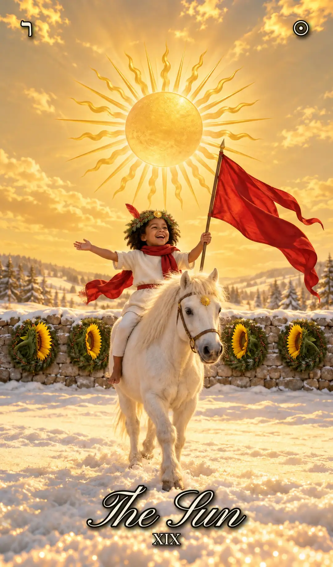 The Sun, XIX. Christmas deck.
