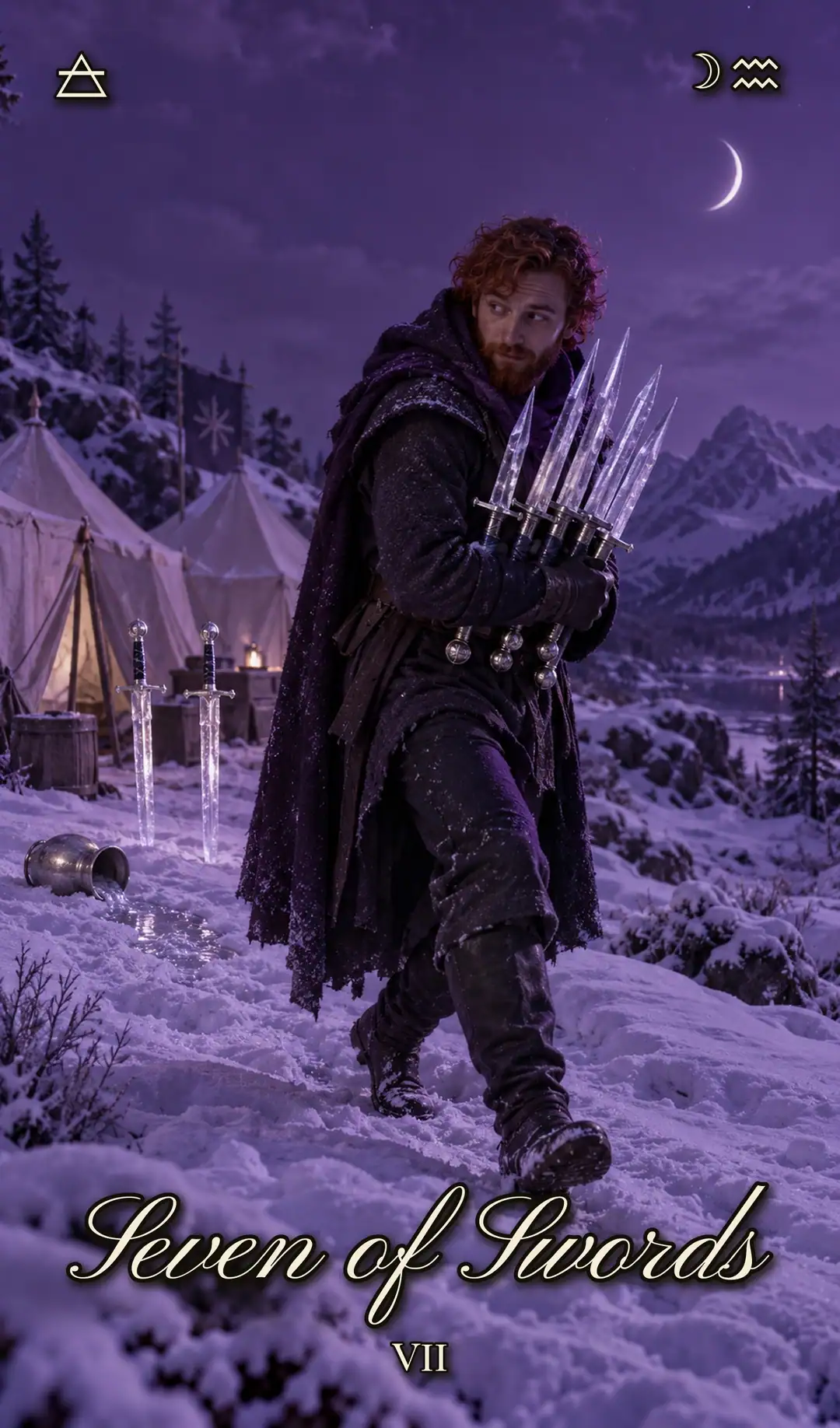 Seven of Swords, VII. Christmas deck.