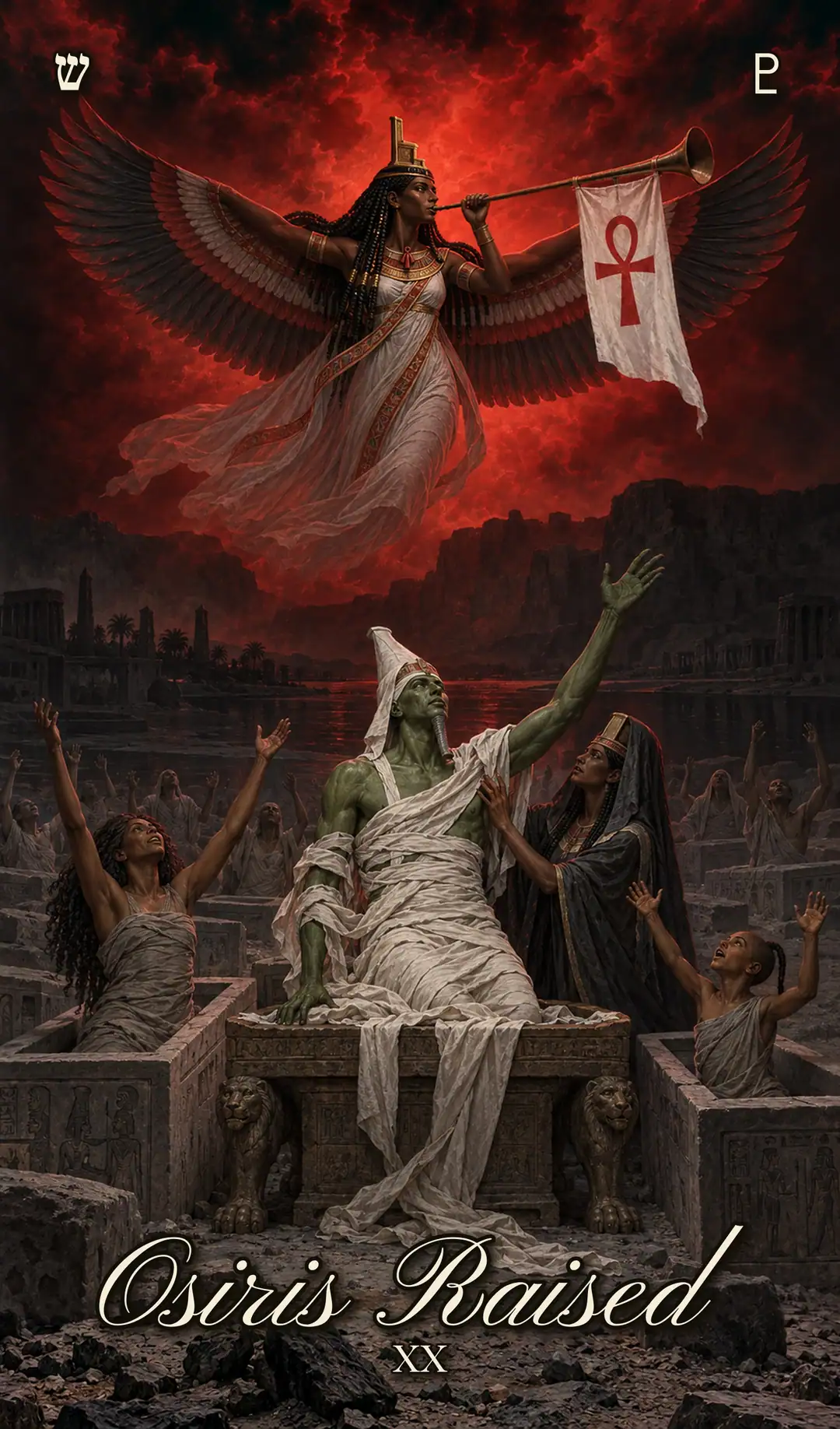 Osiris Raised, Isis deck