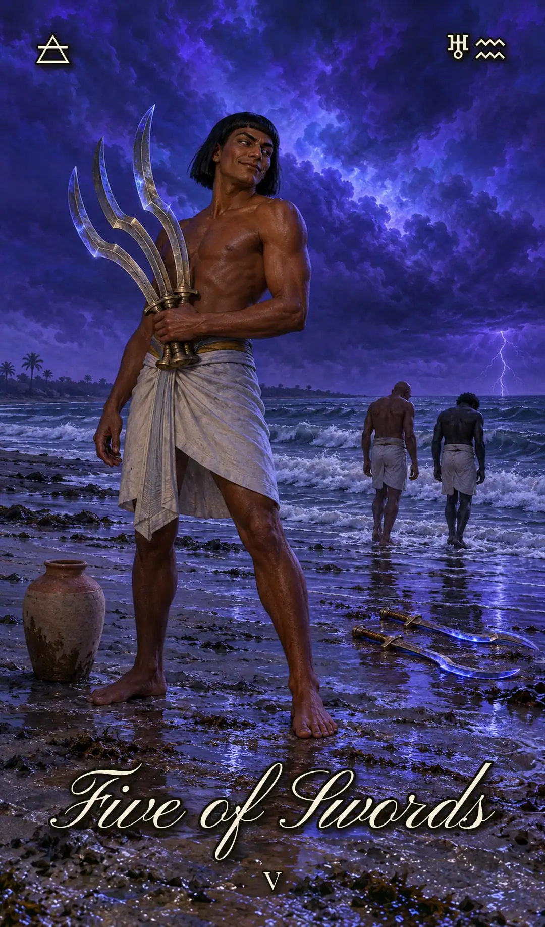 Five of Swords, Isis deck