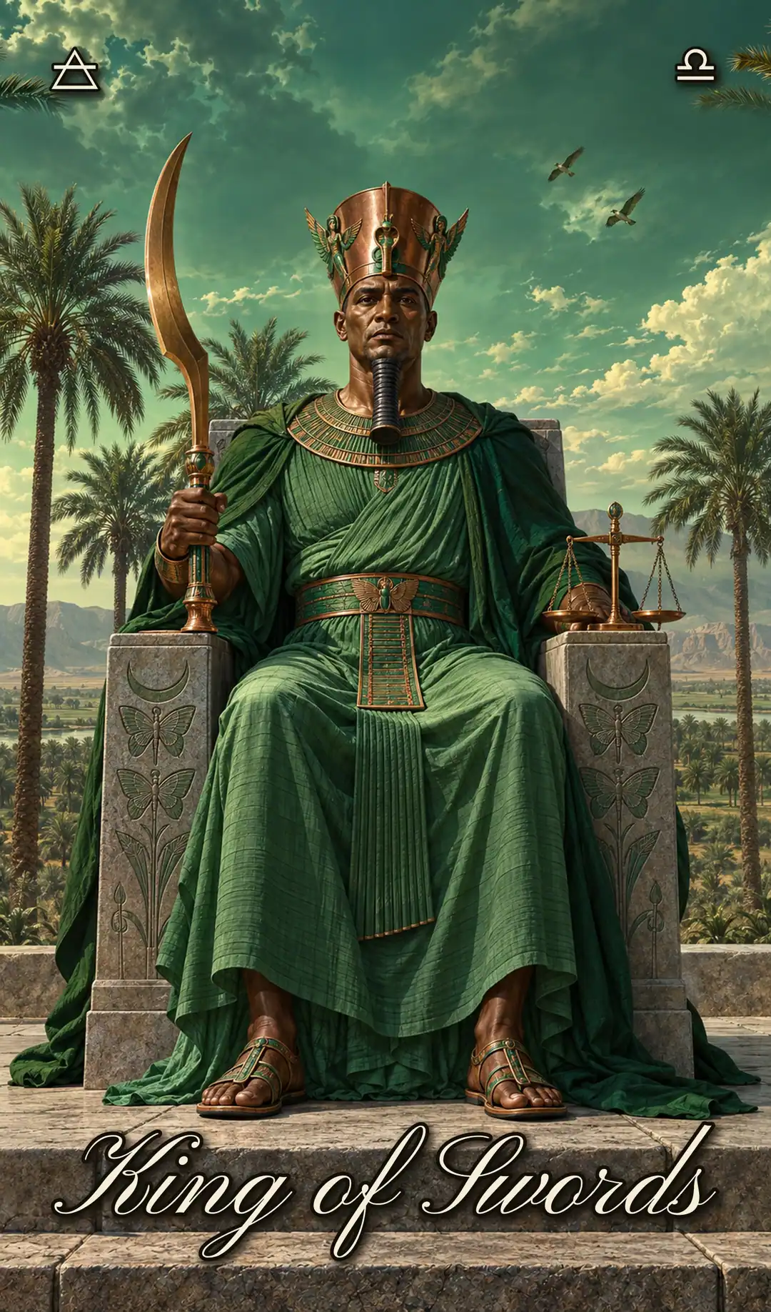 King of Swords, Isis deck