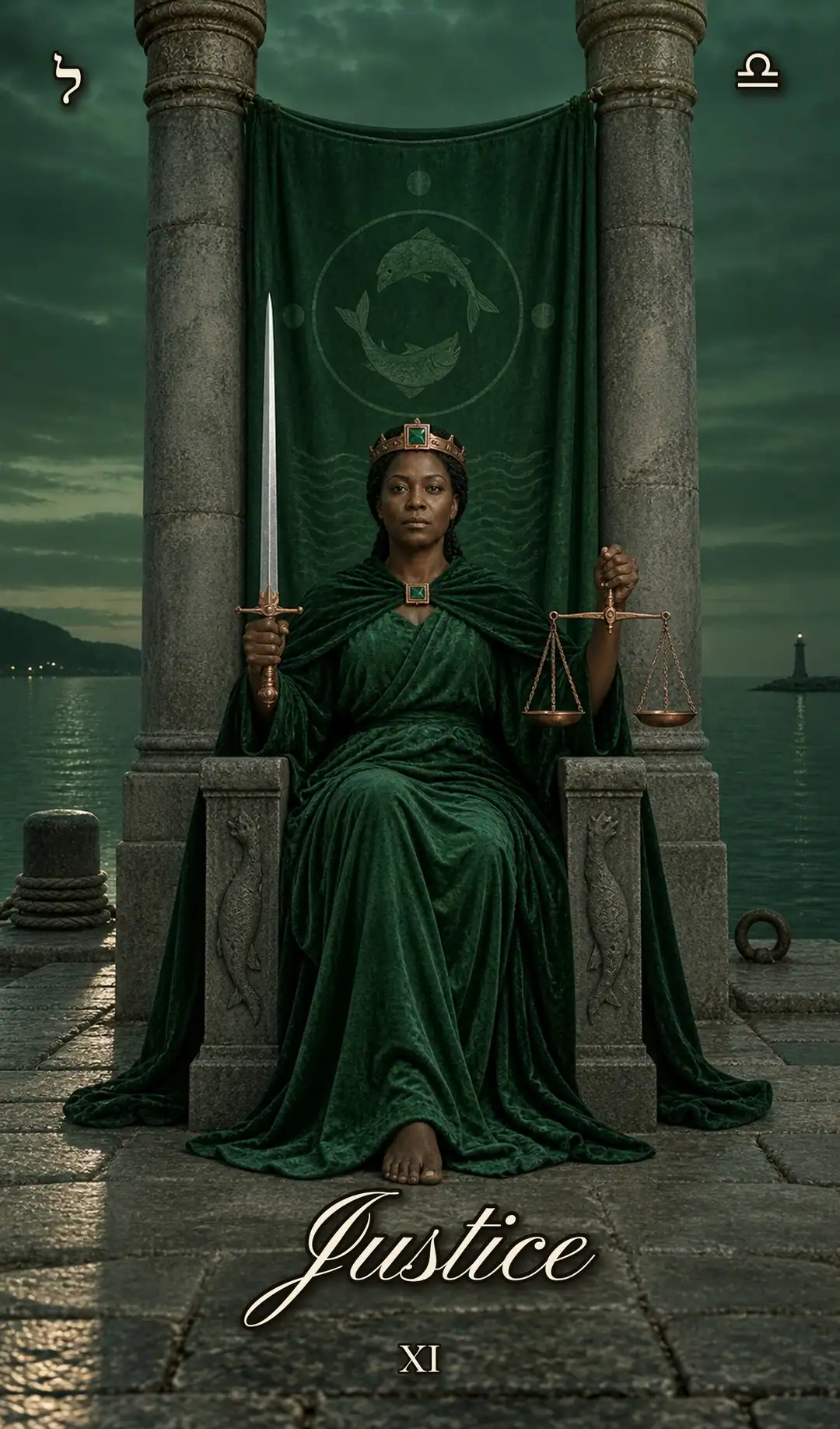 Justice, Pisces deck